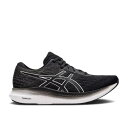 【 ASICS WMNS EVORIDE 2 D WIDE 'BLACK WHITE' / BLACK WHITE 】 黒色 ブラック 白色 ホワイト スニーカー レディース アシックス