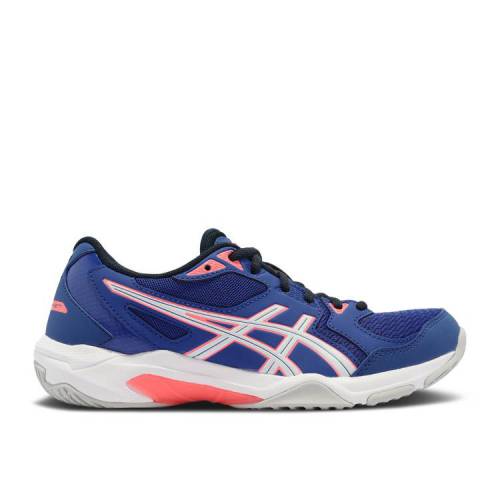 【 ASICS WMNS GEL ROCKET 10 'LAPIS LAZULI BLUE' / LAPIS LAZULI BLUE WHITE 】 青色 ブルー 白色 ホワイト スニーカー レディース アシックス