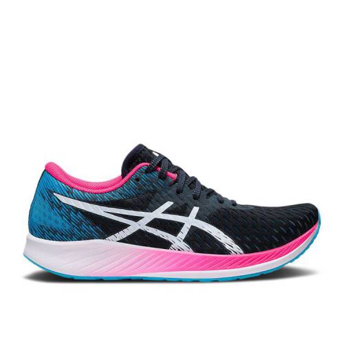 【 ASICS WMNS HYPER SPEED 'FRENCH BLUE BLACK' / FRENCH BLUE WHITE 】 スピード 青色 ブルー 白色 ホワイト スニーカー レディース アシックス