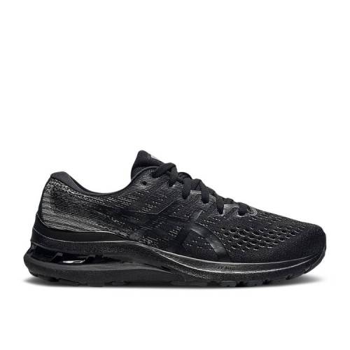 【 ASICS WMNS GEL KAYANO 28 'BLACK' / BLACK GRAPHITE GREY 】 黒色 ブラック 灰色 グレー スニーカー レディース アシックス
