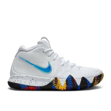 ナイキ NIKE カイリー 白色 ホワイト 'NCAA TOURNAMENT' スニーカー メンズ 【 KYRIE NIKE 4 EP WHITE MULTICOLOR 】