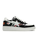 y BAPE BAPESTA LOW M1 'SHARK FACE - BLACK' / BLACK z F ubN Xj[J[ Y xCv