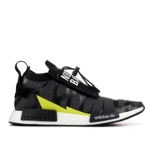 アディダス ADIDAS アディダス 黒色 ブラック 灰色 グレー 白色 ホワイト NMD_TS1 'STEALTH' スニーカー メンズ 【 ADIDAS NEIGHBORHOOD X A BATHING APE PK BLACK GREY WHITE 】