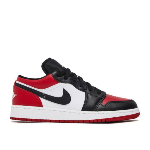 【 AIR JORDAN JORDAN 1 LOW GS 'BRED TOE' / GYM RED WHITE BLACK 】 ナイキ 赤 レッド 白色 ホワイト 黒色 ブラック エアジョーダン ジュニア キッズ ベビー マタニティ スニーカー