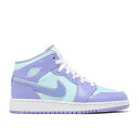 【 AIR JORDAN AIR JORDAN 1 MID GS 'PURPLE PULSE' / PURPLE PULSE ARCTIC PUNCH 】 ナイキ ミッド 紫 パープル エアジョーダン ジュニア キッズ ベビー マタニティ スニーカー