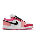 【 AIR JORDAN JORDAN 1 LOW GS 'WHITE PINKSICLE' / WHITE BLACK PINKSICLE 】 ナイキ 白色 ホワイト 黒色 ブラック エアジョーダン ジュニア キッズ ベビー マタニティ スニーカー(4)