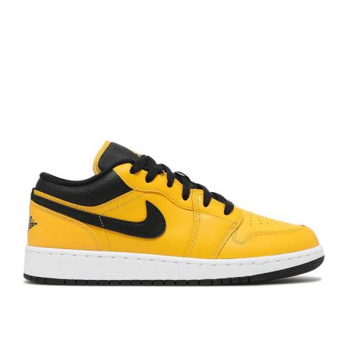 【 AIR JORDAN AIR JORDAN 1 LOW GS 'UNIVERSITY GOLD BLACK' / UNIVERSITY GOLD BLACK WHITE 】 ナイキ ゴールド 黒色 ブラック 白色 ホワイト エアジョーダン ジュニア キッズ ベビー マタニティ スニーカー 1