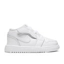 【 AIR JORDAN AIR JORDAN 1 LOW ALT TD 'TRIPLE WHITE' / WHITE WHITE WHITE 】 ナイキ 白色 ホワイト エアジョーダン ベビー