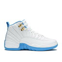 【 AIR JORDAN AIR JORDAN 12 RETRO GP 'UNIVERSITY BLUE' / WHITE METALLIC GOLD-UNIVERSITY BLUE 】 ナイキ 白色 ホワイト 青色 ブルー エアジョーダン ジュニア キッズ ベビー マタニティ スニーカー