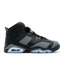 【 AIR JORDAN AIR JORDAN 6 RETRO GS 'BLACK COOL GREY' / BLACK COOL GREY-WHITE 】 ナイキ クール 黒色 ブラック エアジョーダン ジュニア キッズ ベビー マタニティ スニーカー