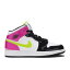  AIR JORDAN AIR JORDAN 1 MID SE GS 'CYBER ACTIVE FUCHSIA' / WHITE CYBER ACTIVE FUCHSIA  ʥ ߥå  ۥ磻 硼 ˥ å ٥ӡ ޥ˥ƥ ˡ