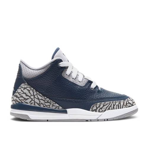  AIR JORDAN JORDAN 3 RETRO PS 'GEORGETOWN' / MIDNIGHT NAVY CEMENT GRE...