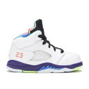 【 AIR JORDAN AIR JORDAN 5 RETRO TD 'ALTERNATE BEL-AIR' / WHITE COURT PURPLE RACER PINK 】 ナイキ 白色 ホワイト コート 紫 パープル ピンク エアジョーダン BELAIR' ベビー