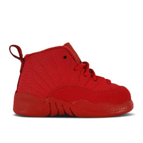 【 AIR JORDAN JORDAN 12 RETRO TD 'GYM RED' / GYM RED METALLIC SILVER WHITE 】 ナイキ 赤 レッド 銀色 シルバー 白色 ホワイト エアジョーダン ベビー