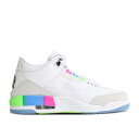 【 AIR JORDAN AIR JORDAN 3 RETRO 'QUAI 54' / WHITE ELECTRIC GREEN INFRARED 】 ナイキ 白色 ホワイト 緑 グリーン エアジョーダン スニーカー メンズ