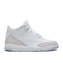 【 AIR JORDAN AIR JORDAN 3 RETRO PS 'TRIPLE WHITE' / WHITE WHITE WHITE 】 ナイキ 白色 ホワイト エアジョーダン ジュニア キッズ ベビー マタニティ スニーカー