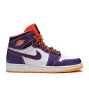 【 AIR JORDAN AIR JORDAN 1 RETRO HIGH GS 'TASMANIAN DEVIL' / COURT PURPLE BRIGHT CRIMSON 】 ナイキ ハイ コート 紫 パープル クリムゾン エアジョーダン ジュニア キッズ ベビー マタニティ スニーカー