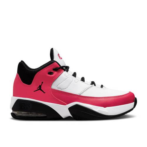 楽天スニケス【 AIR JORDAN JORDAN MAX AURA 3 GS 'WHITE VERY BERRY' / WHITE BLACK VERY BERRY 】 ナイキ マックス オーラ 白色 ホワイト 黒色 ブラック エアジョーダン ジュニア キッズ ベビー マタニティ スニーカー