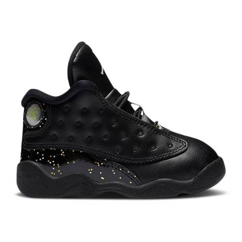 【 AIR JORDAN JORDAN RETRO 13 TD 'GOLD GLITTER' / BLACK METALLIC GOLD 】 ナイキ サーティーン 黒..