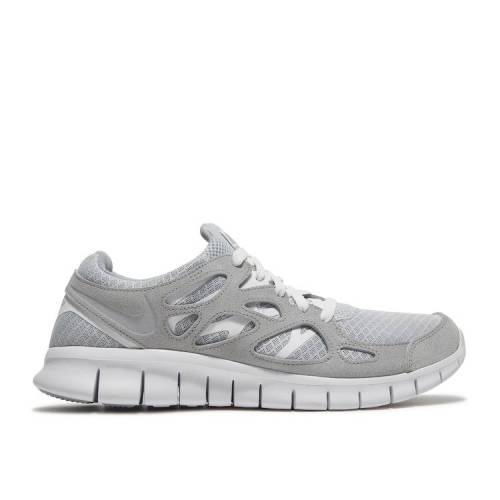 ナイキ NIKE フリー ラン 灰色 グレー 白色 ホワイト ピュア プラチナム 'WOLF GREY' スニーカー メンズ 【 PLATINUM NIKE FREE RUN 2 WOLF GREY WHITE PURE 】