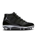 【 AIR JORDAN JORDAN 11 RETRO TD CLEAT 'SPACE JAM' / BLACK WHITE METALLIC SILVER 】 ナイキ 黒色 ブラック 白色 ホワイト 銀色 シルバー エアジョーダン 'スペースジャム' スニーカー メンズ