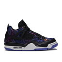 【 AIR JORDAN AIR JORDAN 4 RETRO SE GG 'RUSH VIOLET' / BLACK WHITE RUSH VIOLET RACER BLUE 】 ナイキ 黒色 ブラック 白色 ホワイト ラッシュ 紫 バイオレット 青色 ブルー エアジョーダン ジュニア キッズ ベビー