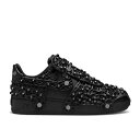 【 NIKE SWAROVSKI X WMNS AIR FORCE 1 LXX 'BLACK' / BLACK BLACK BLACK 】 黒色 ブラック エアフォース スニーカー レディース ナイキ