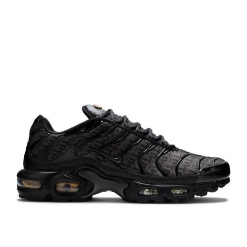 【 NIKE AIR MAX PLUS 'BLACK' / BLACK LIGHT SMOKE GREY METALLIC 】 マックス 黒色 ブラック 灰色 グレー エアマックスプラス スニーカー メンズ ナイキ