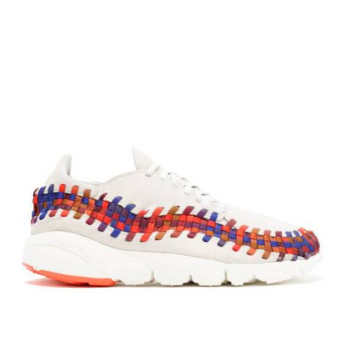 ナイキ NIKE ウーブン クリムゾン 'LIGHT RAINBOW' スニーカー メンズ 【 WOVEN NIKE AIR FOOTSCAPE NM BONE LIGHT SAIL TOTAL CRIMSON 】