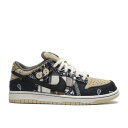 【 NIKE TRAVIS SCOTT X DUNK LOW PRM SB QS 'CACTUS JACK' FRIENDS AND FAMILY / BLACK PARACHUTE BEIGE PETRA 】 ダンク エスビー 黒色 ブラック ベージュ トラヴィススコット ダンクロー 'カクタスジャック' スニーカー