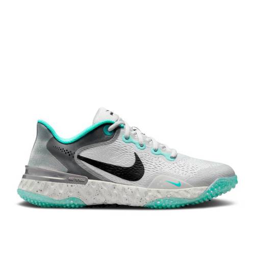 【 NIKE WMNS ALPHA HUARACHE ELITE 3 TURF 'PHOTON DUST DYNAMIC TURQUOISE' / PHOTON DUST SMOKE GREY DYNAMIC 】 アルファ ハラチ エリート ターフ ダイナミック 灰色 グレー アルファハラチ スニーカー レディース ナイ