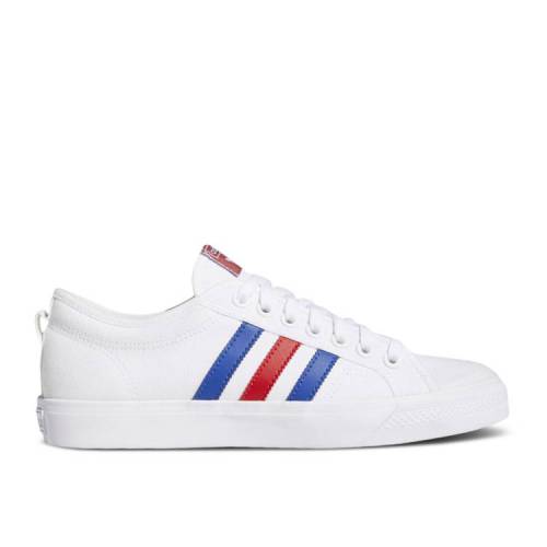 アディダス ADIDAS アディダス 白色 ホワイト 青色 ブルー 'WHITE BLUE' スニーカー メンズ 【 ADIDAS NIZZA SCARLET CLOUD WHITE ROYAL BLUE 】