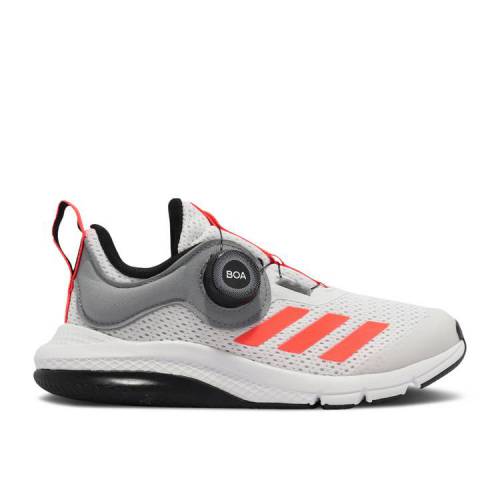 【 ADIDAS ACTIVEFLEX BOA J 'WHITE TEAM SOLAR ORANGE' / FOOTWEAR WHITE TEAM SOLAR ORANGE 】 アディダス チーム 白色 ホワイト 橙 オレンジ ジュニア キッズ ベビー マタニティ スニーカー