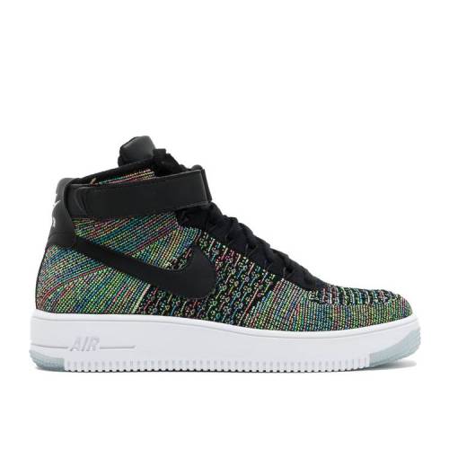 【 NIKE AIR FORCE 1 ULTRA FLYKNIT MID 'MULTI-COLOR 2.0' / PINK BLAST BLACK WHITE ...