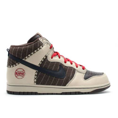 【 NIKE DUNK HIGH PREMIUM UTT 'BASEBALL PACK MEMPHIS' / BAROQUE BROWN DK OBSIDIAN NET 】 ダンク ハイ プレミアム 茶色 ブラウン ネット ダンクハイ スニーカー メンズ ナイキ