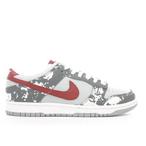 【 NIKE DUNK PREMIUM 'SPLATTER' / SILVER ICE TEAM RED LIGHT 】 ダンク プレミアム 銀色 シルバー チ...