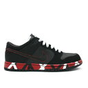 【 NIKE NYX DUNK LOW PREMIUM / BLACK BLACK VARSITY RED WHITE 】 ダンク プレミアム 黒色 ブラック ...