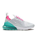 【 NIKE WMNS AIR MAX 270 'SOUTH BEACH' / PURE PLATINUM PINK BLAST AURORA 】 マックス ピュア プラチナム ピンク ブラスト エアマックス スニーカー レディース ナイキ