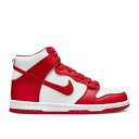 【 NIKE DUNK HIGH GS 'CHAMPIONSHIP RED' / WHITE UNIVERSITY RED 】 ダンク ハイ 白色 ホワイト 赤 レッド ダンクハイ ジュニア キッズ ベビー マタニティ スニーカー ナイキ