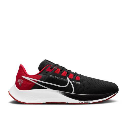 【 NIKE NFL X AIR ZOOM PEGASUS 38 'ATLANTA FALCONS' / BLACK GYM RED MEDIUM SILVER 】 ズーム ペガサス 黒色 ブラック 赤 レッド 銀色 シルバー ズームペガサス 'アトランタ ファルコンズ' スニーカー メンズ ナイ