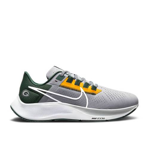 y NIKE NFL X AIR ZOOM PEGASUS 38 'GREEN BAY PACKERS' / WOLF GREY FIR UNIVERSITY GOLD z Y[ yKTX DF O[ S[h Y[yKTX 'O[xC pbJ[Y' Xj[J[ Y iCL