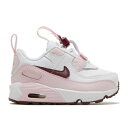 【 NIKE AIR MAX 90 TOGGLE TD 'PINK FOAM' / WHITE PINK FOAM DARK BEETROOT 】 マックス 白色 ホワイト ピンク エアマックス ベビー ナイキ