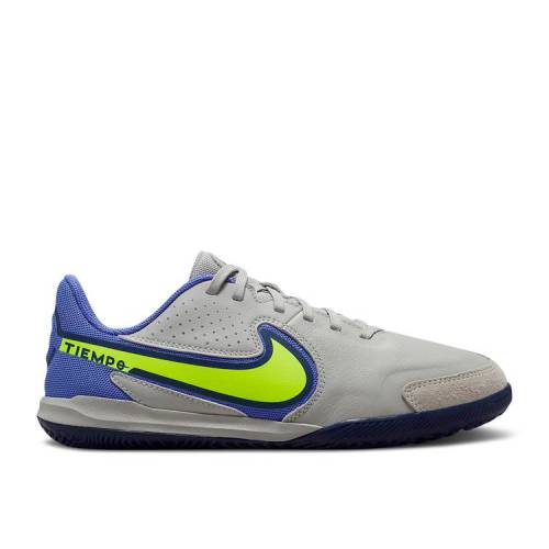 【 NIKE TIEMPO LEGEND 9 ACADEMY IC GS 'RECHARGE PACK' / GREY FOG SAPPHIRE VOLT 】 ティエンポ レジェンド アカデミー 灰色 グレー ジュニア キッズ ベビー マタニティ スニーカー ナイキ