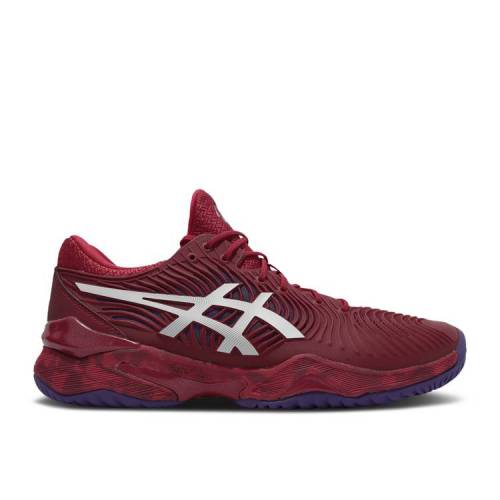 y ASICS COURT FF NOVAK 'FRENCH OPEN - CRANBERRY' / CRANBERRY WHITE z R[g F zCg Xj[J[ Y AVbNX