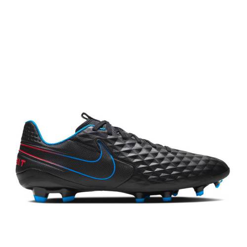 【 NIKE TIEMPO LEGEND 8 ACADEMY MG 'BLACK SIREN RED PHOTO BLUE' / BLACK SIREN RED LIGHT PHOTO 】..