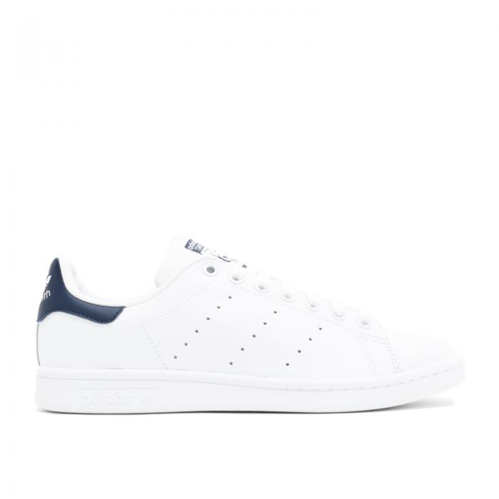 アディダス ADIDAS アディダス コア 白色 ホワイト 紺色 ネイビー スタンスミス 'CORE WHITE' スニーカー メンズ 【 ADIDAS CORE WHITE RUNNING NEW NAVY 】