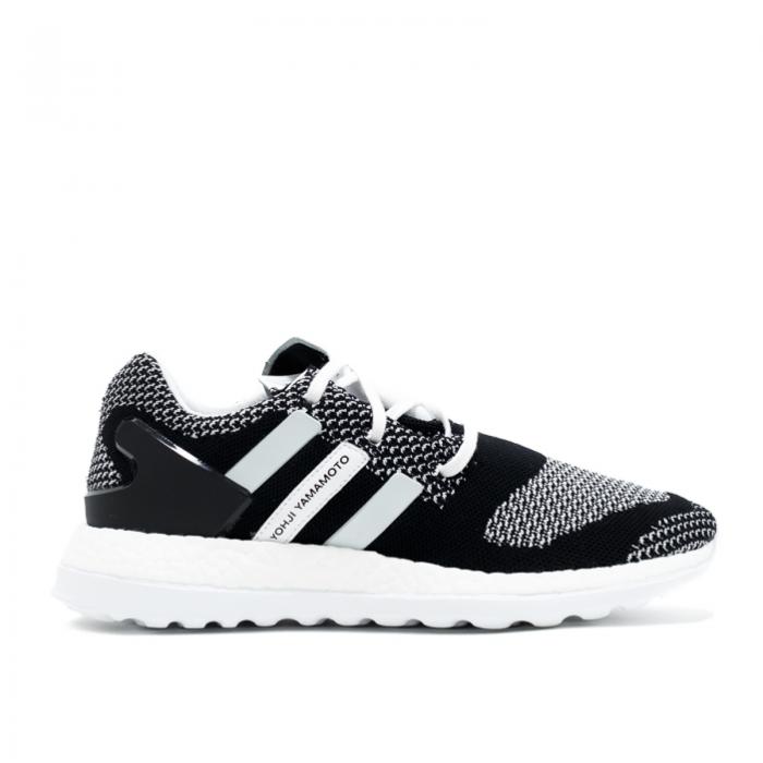 【 ADIDAS Y-3 PUREBOOST ZG PRIMEKNIT 'CORE BLACK' / CBLACK FTWHT FTWWHT 】 アディダス スニーカー..