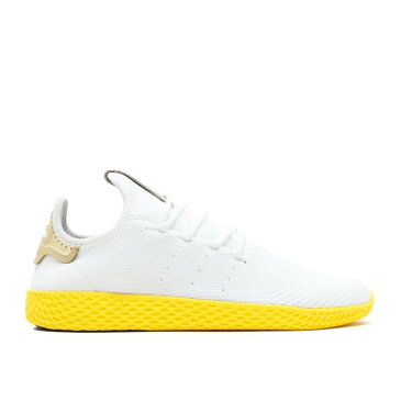 アディダス ADIDAS アディダス テニス 白色 ホワイト 黄色 イエロー 'YELLOW' スニーカー メンズ 【 YELLOW ADIDAS PHARRELL X TENNIS HU WHITE 】