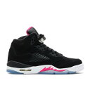 【 AIR JORDAN JORDAN 5 RETRO GS 'DEADLY PINK' / BLACK BLACK DEADLY PINK WHITE 】 ナイキ 黒色 ブラック ピンク 白色 ホワイト エアジョーダン ジュニア キッズ ベビー マタニティ スニーカー(4)