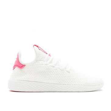 アディダス ADIDAS アディダス テニス 白色 ホワイト ピンク 'WHITE PINK' スニーカー メンズ 【 PINK ADIDAS PHARRELL X TENNIS HU RUNNING WHITE SEMI SOLAR 】